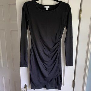 Leith Ruched Longsleeve Dress, NWOT - Size S